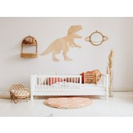 Dětská postel Basic Alto z masivu - 90 x 190 cm / bílá