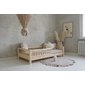Dětská postel se zábranou Basic Bello - 80 x 160 / přírodní 02