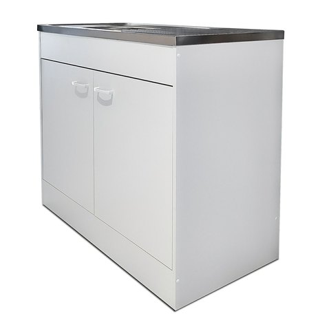 Dřezová skříňka Basic II - bílá 01