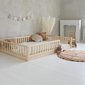 Dětská postel Basic Love z masivu borovice - 140 x 200 cm / přírodní 02
