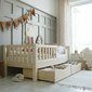 Dětská postel BASIC LOVE PLUS 90x180 cm z masivu – bezpečí a styl 02