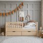 Dětská postel BASIC LOVE PLUS 90x180 cm z masivu – bezpečí a styl 03