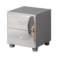 Moderní noční stolek Bellagio - šedá