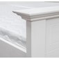Dvoulůžková postel Belluno Elegante 2 - 140 x 200 cm - bílá 06