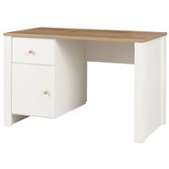 Moderní psací stůl Berg 6 - krémová/dub zlatý
