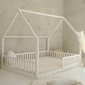 Dětská domečková postel Bianco - 140 x 200 cm / bílá 02