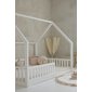 Dětská domečková postel Bianco - 140 x 200 cm / bílá 03