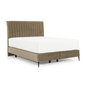 Čalouněný boxspring Blanca s matrací - 140 x 200 cm - světle hnědý melír 02