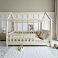 Přírodní domečková postel pro děti Blanco – 190×90