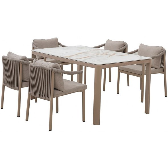 Hliníková jídelní souprava BOISE pro terasu a zahradu