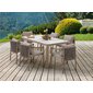 Elegantní zahradní jídelní sestava BOISE cappuccino