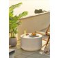 Outdoor stolek BONN průměr 70 cm v terrazzo designu