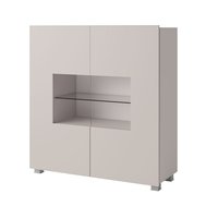 Komoda s LED osvětlením CALABRINI - kašmír