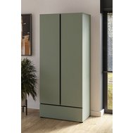 Dvoudvéřová šatní skříň Cross - pine green 01