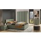 Komoda Cross se šuplíky - pine green / černá 06