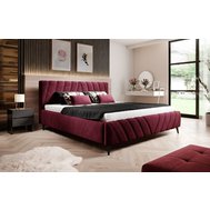 Manželská postel Calypso s čalouněním + rošt + úložný prostor - 180 x 200 cm