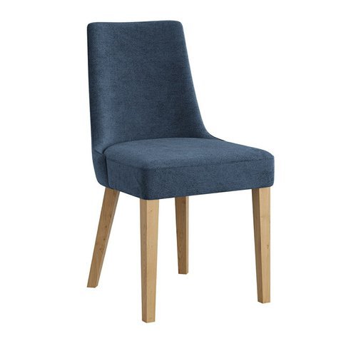 Čalouněná jídelní židle Carini - modrá 01