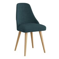 Čalouněná jídelní židle Bresso - modrozelená