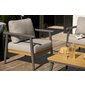 Zahradní nábytek COMILLAS šedý – lounge sestava