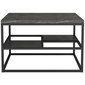Moderní konferenční stolek Corys 4 - černý mramor - 02