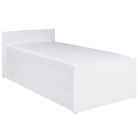 Moderní jednolůžková postel Cosmo C08 80 cm - bílá - 01