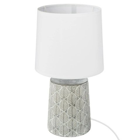 Designová stolní lampa Cyrel - bílá / šedá 01