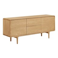 House Nordic Darwin – dubový příborník s úložným prostorem