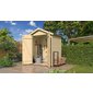 Smrkový zahradní domek WEKA MORI s dvojitými dveřmi