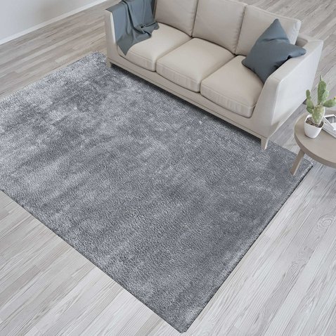 Obdélníkový koberec Enzo šedá - 160 x 230 cm - 01