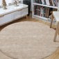 Kulatý koberec Shaggy Cosy - béžová / 133 cm - 02