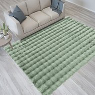 Velký kusový koberec Merlin 3D - 200 x 290 cm / mátově zelená
