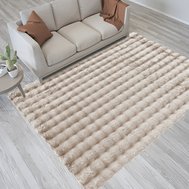 Velký kusový koberec Merlin 3D - 200 x 290 cm / latte