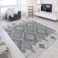 Obdélníkový koberec Roxanne 01 / šedá - 160 x 220 cm