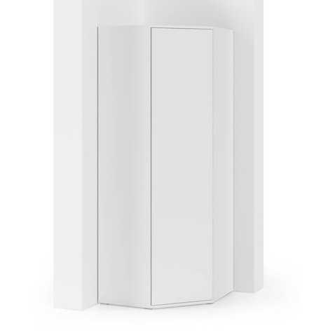 Předsíňová rohová skříň Emi 2 - bílá