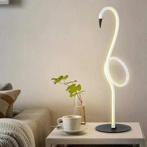 Stolní lampa Flamingo - bílá 01