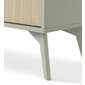 Noční stolek Forest - eukalyptus/rybí kost - detail 1