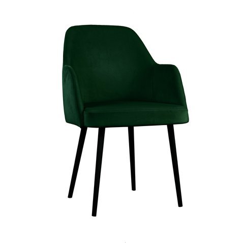 Čalouněná židle Caprice 1 - tmavě zelená 01