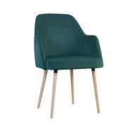 Stylová čalouněná židle Caprice 6 - mořská zelená