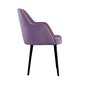 Čalouněná židle s područkami Caprice 10 - fialová 02
