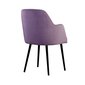 Čalouněná židle s područkami Caprice 10 - fialová 03