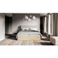 Čalouněná manželská postel Frame - 140 x 200 cm