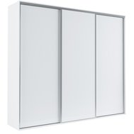 Bílá šatní skříň Grande 1 - 254 cm