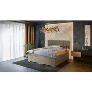 Manželská čalouněná postel Gaia - 160 x 200 cm