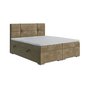 Čalouněná dvoulůžková postel Gaia - 200 x 200 cm - 04