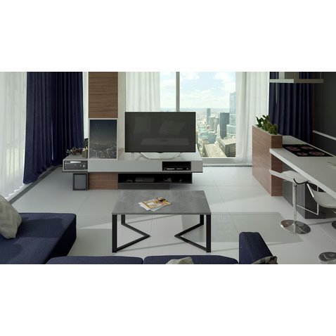 Elegantní konferenční stolek Gavino 1 - beton - 01