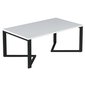 Designový konferenční stolek Gavino 3 - bílý mat - 02