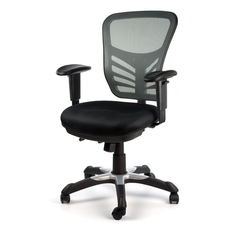 Otočná židle Arlen 2 - černá / šedá 01