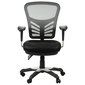Otočná židle Arlen 2 - černá / šedá 02