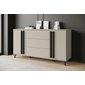 Komoda HELSINKI - minimalistický design v teplém odstínu congo 02