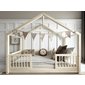 Domečková postel Housebed Alto Duo 90 x 190 cm - přírodní 04